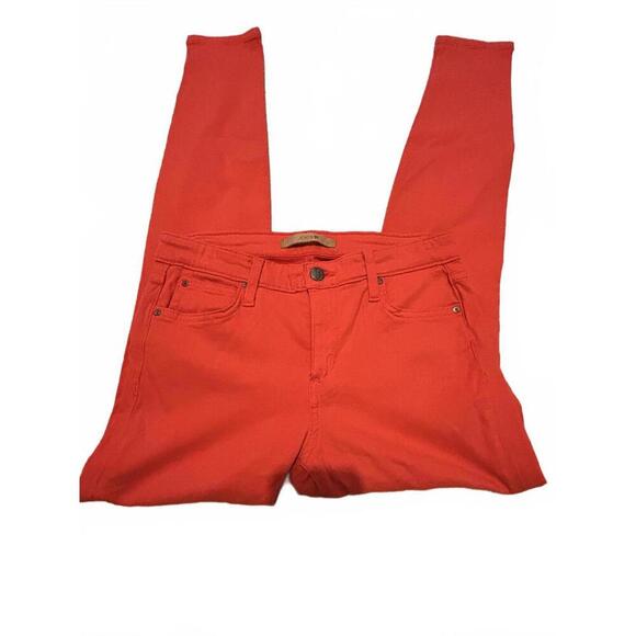 Joe's Jeans Bright Red Denim Skinny Jeans size 27 - Picture 7 of 9